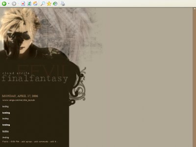 cloud strife wallpapers. FFVII--Cloud Strife