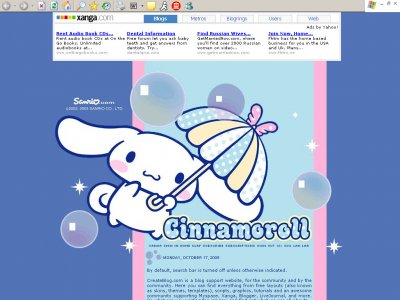 Cinnamoroll - Xanga Layouts - CreateBlog